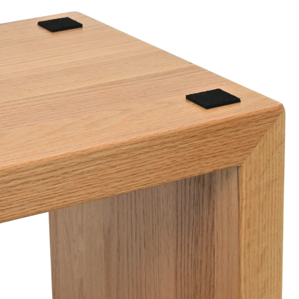 Nachttisch Cube aus massiver Eiche – 40 × 32 × 40 cm