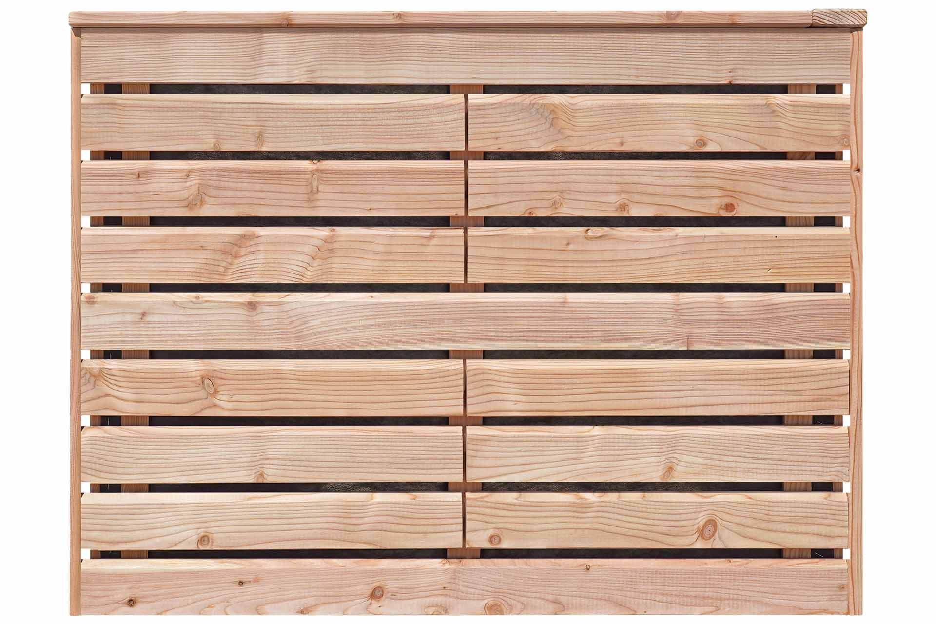 Rhombus Hochbeet XXL – 305 × 103 × 75 cm | Lärche natur