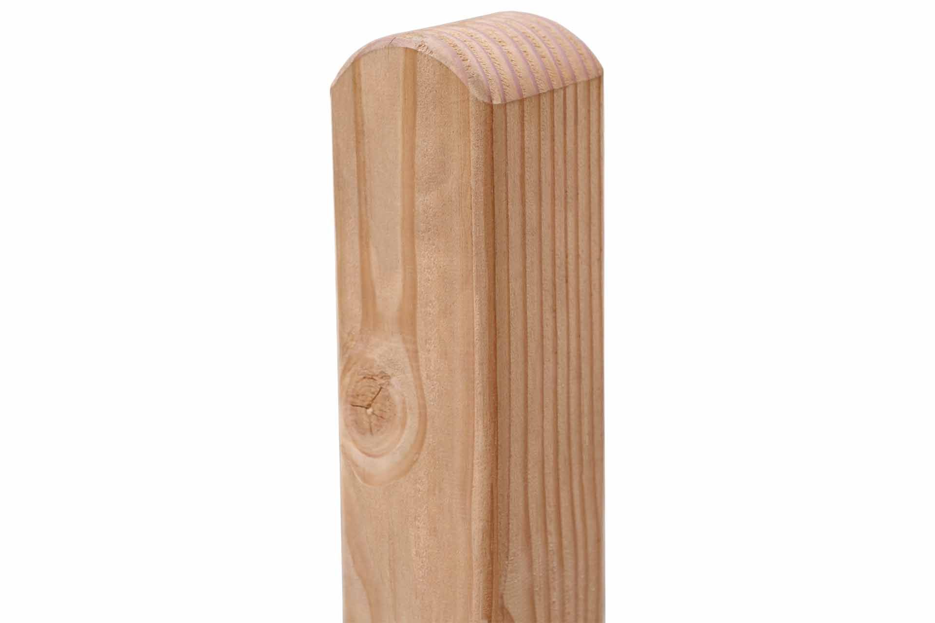 Zaunpfosten Lärche 9x9x95 cm – Holzpfosten für Vorgartenzaun – wetterfest & nachhaltig – passend für DIY Holzzaun-Set 180x80 cm