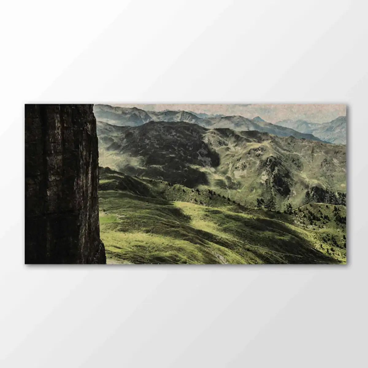 Akustik-Wandbild "Ochsenwand-Panorama" 180x90cm