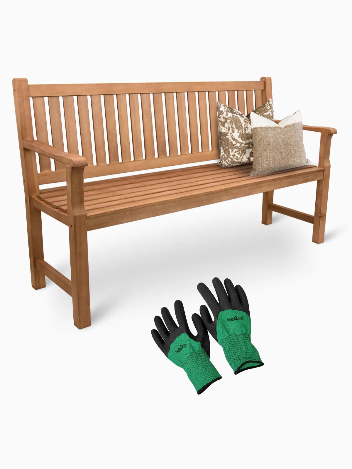 Gartenbank aus Holz 120 cm – natürlich, stabil & bequem