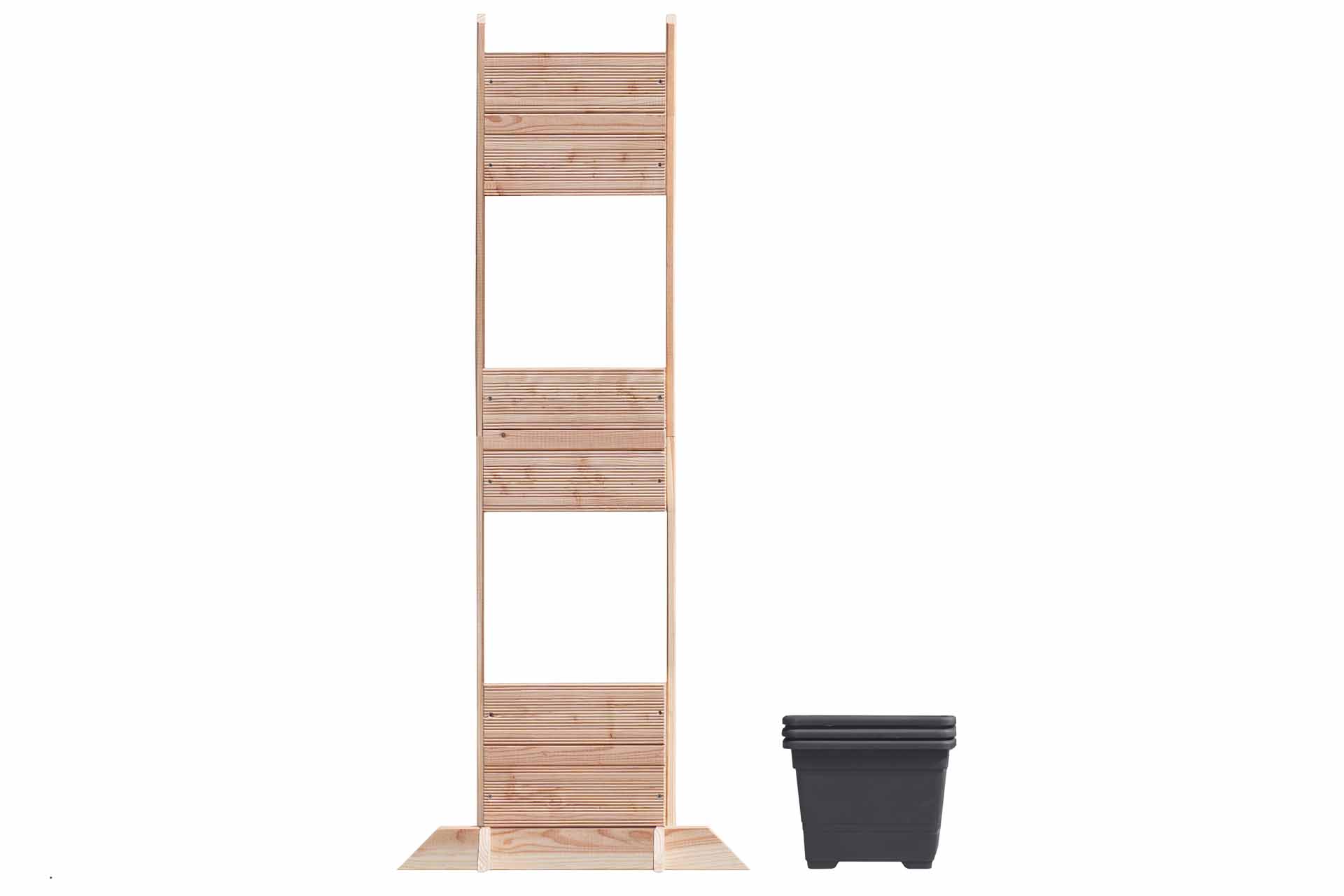 BALKO Pflanzturm – Lärche natur | 70 × 70 × 180 cm