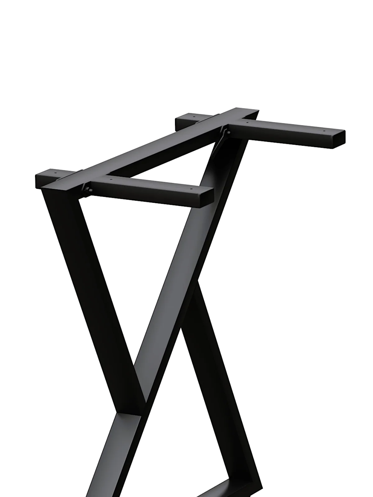 Doppel-Dreieck Tischgestell schwarz – stabil & modern für individuelle Tischplatten - 1 Paar (2 Stück)