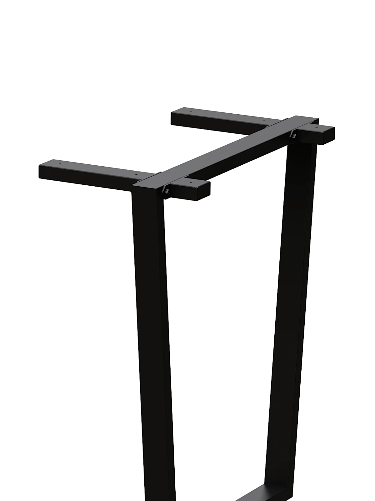 Trapez Tischgestell schwarz – stabil & modern für individuelle Tischplatten