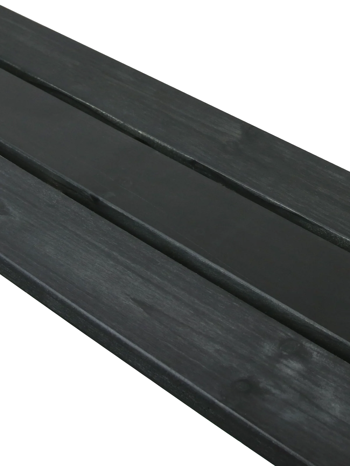 Gartenbank aus Tannenholz Schwarz – modern, stabil & vielseitig