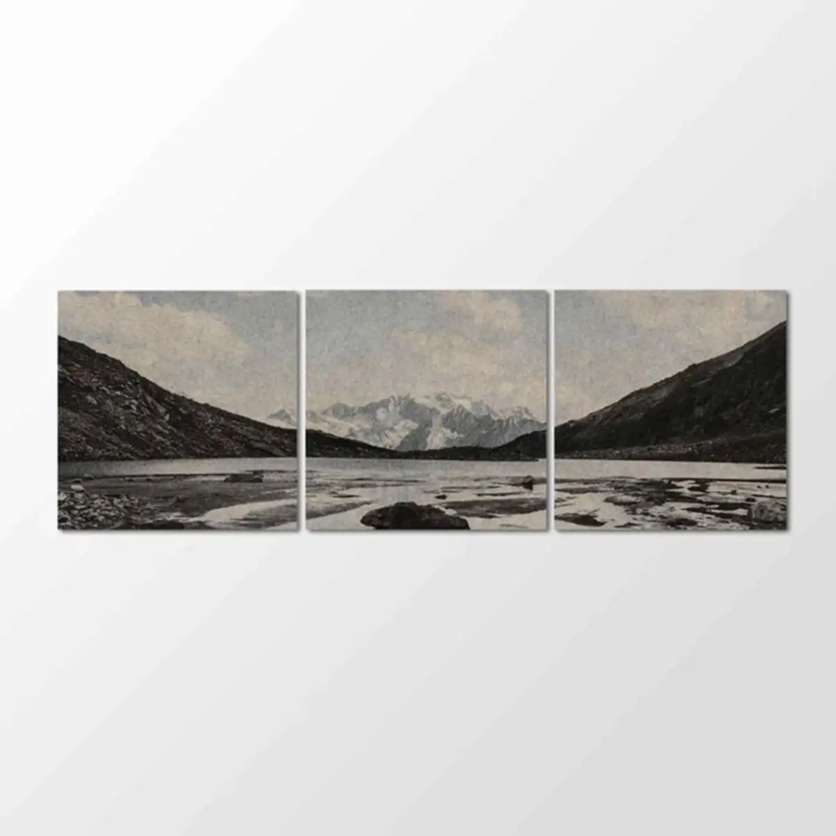 Akustik-Wandbild "Zillertaler-Alpen-Panorama" 270x90cm