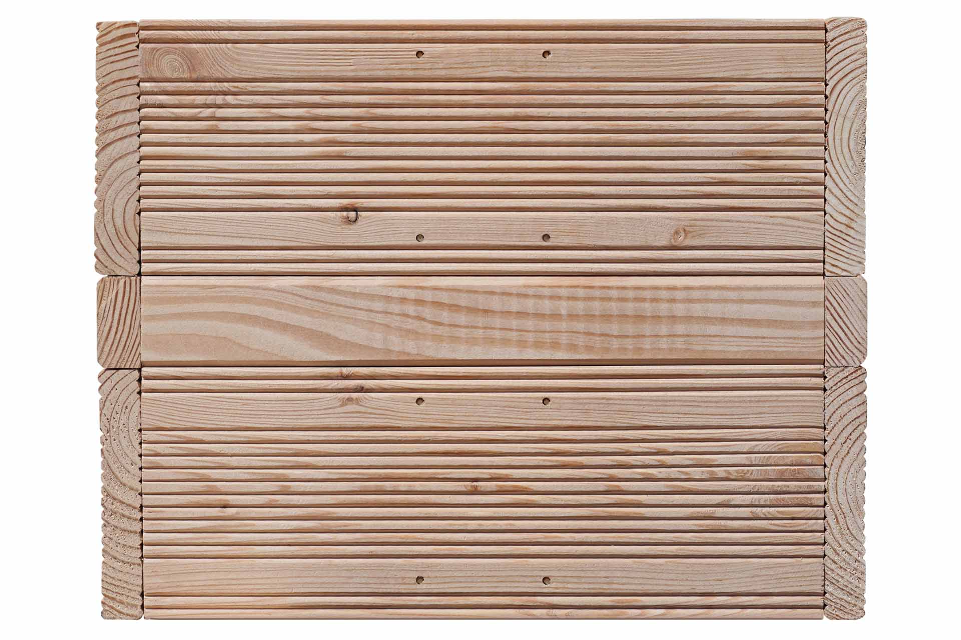 BALKO Pflanzturm – Lärche natur | 70 × 70 × 180 cm