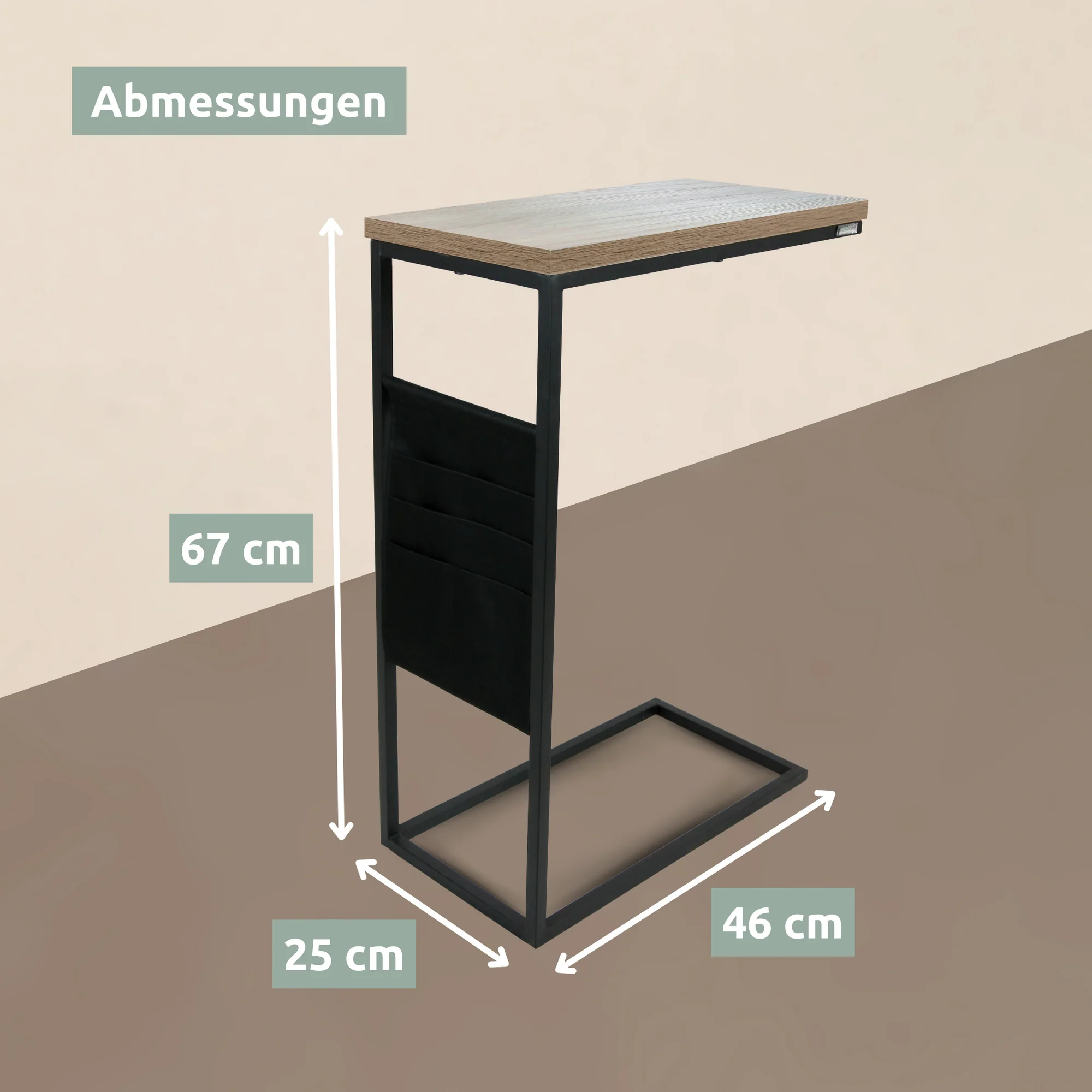 Beistelltisch Sonoma Eiche – flexibel, praktisch & modern