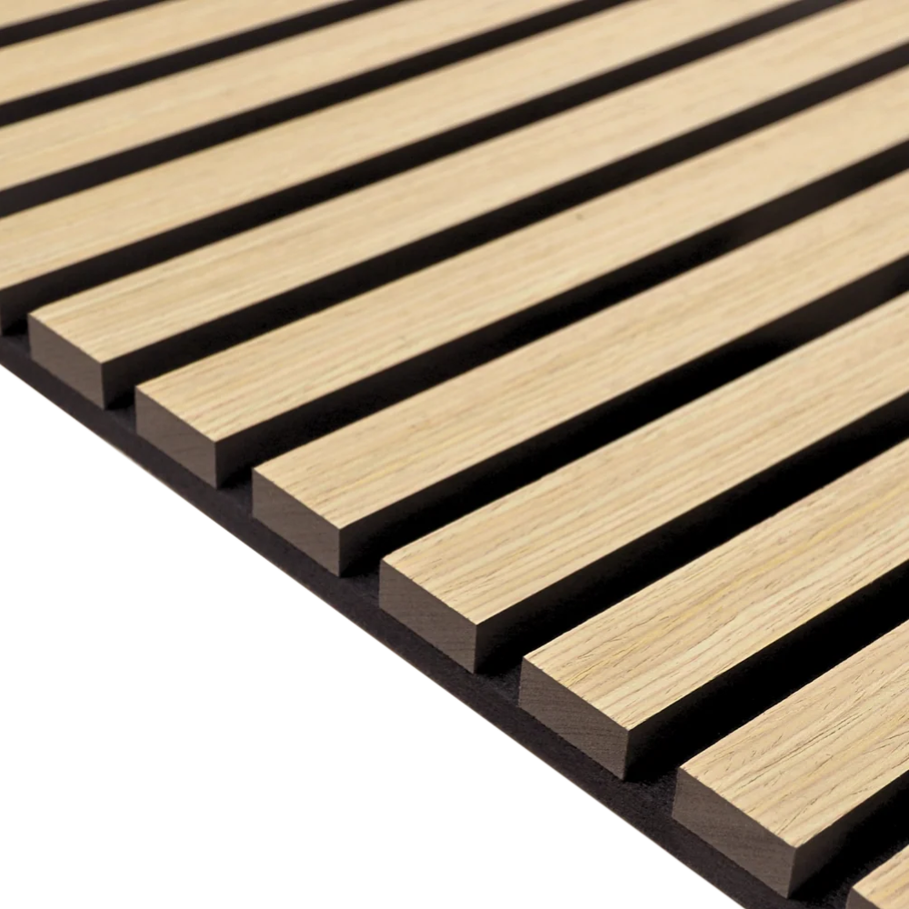 Akustikpaneele 240 × 60 cm – 2er Set - Eiche