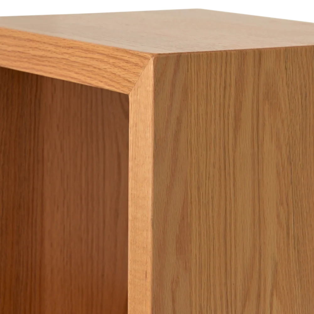 Nachttisch Cube aus massiver Eiche – 40 × 32 × 40 cm