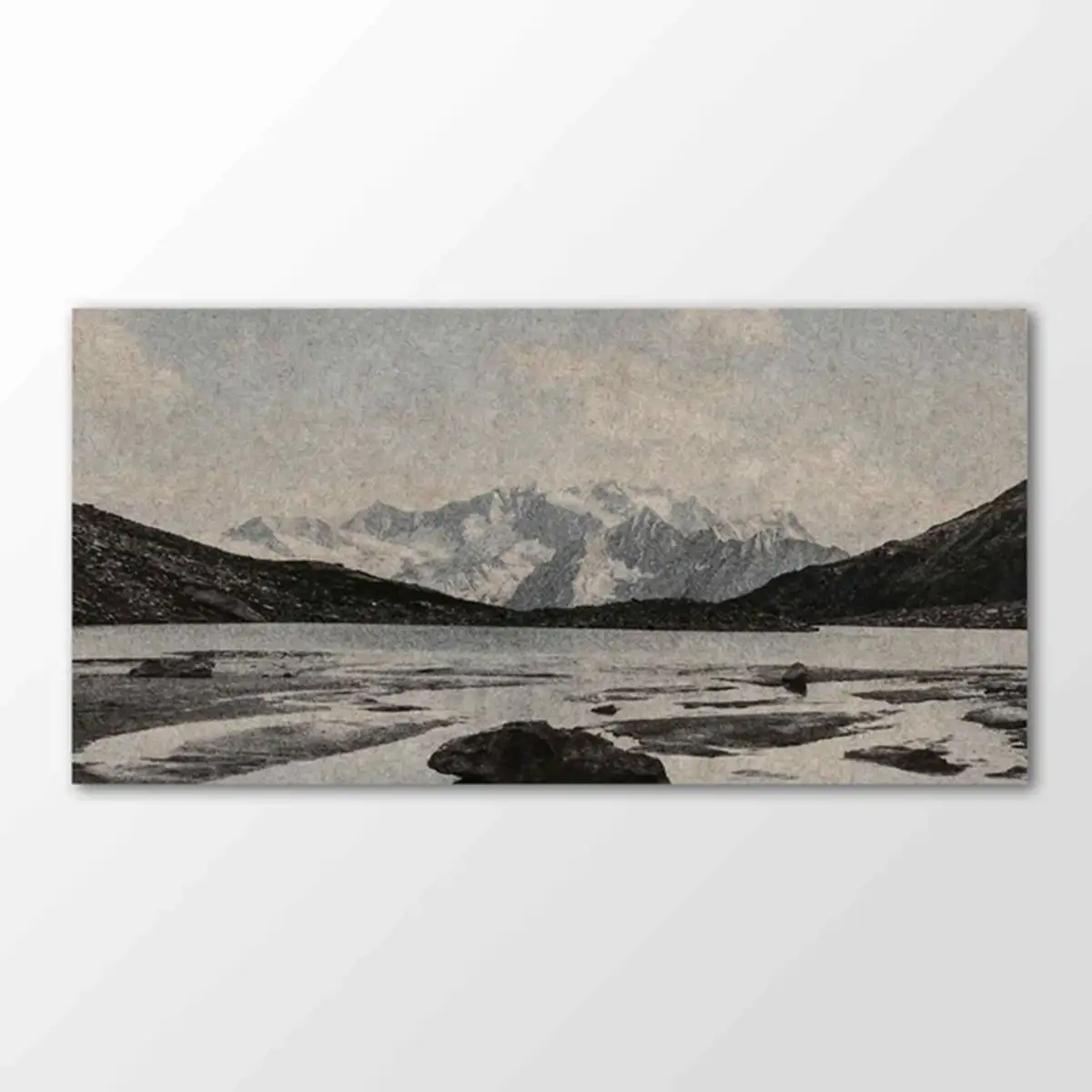 Akustik-Wandbild "Zillertaler-Alpen-Panorama" 180x90cm