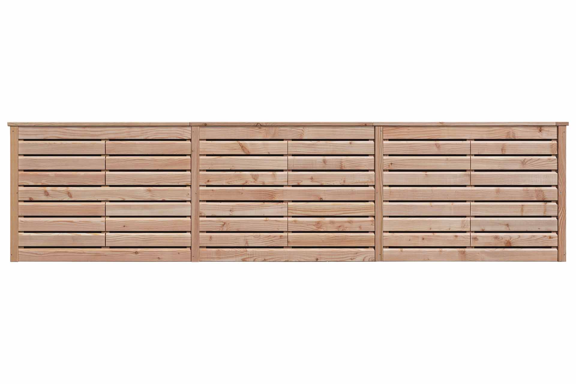 Rhombus Hochbeet XXL – 305 × 103 × 75 cm | Lärche natur