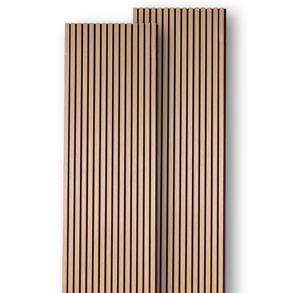 Akustikpaneele 240 × 60 cm – 2er Set - Eiche