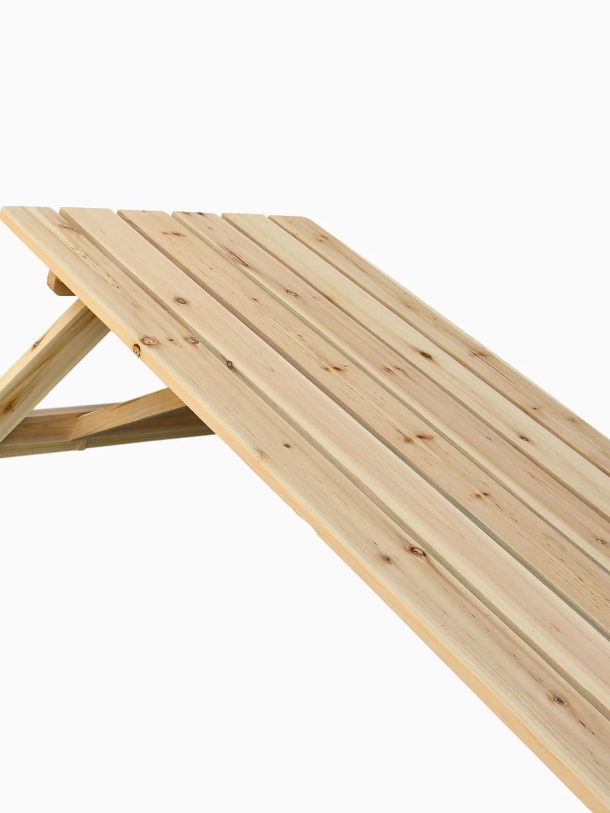 Outdoor Picknickbank aus Tannenholz 170 cm – großer Picknicktisch für den Garten