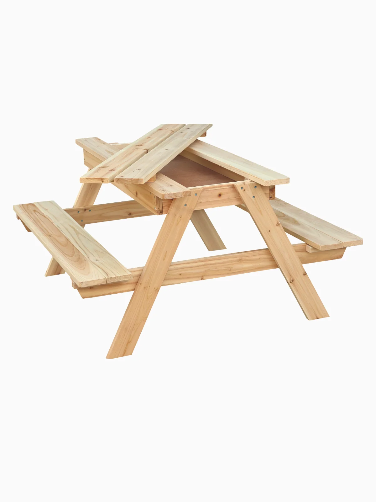 Outdoor Kinder-Picknickbank aus Tannenholz – Spielspaß im eigenen Garten